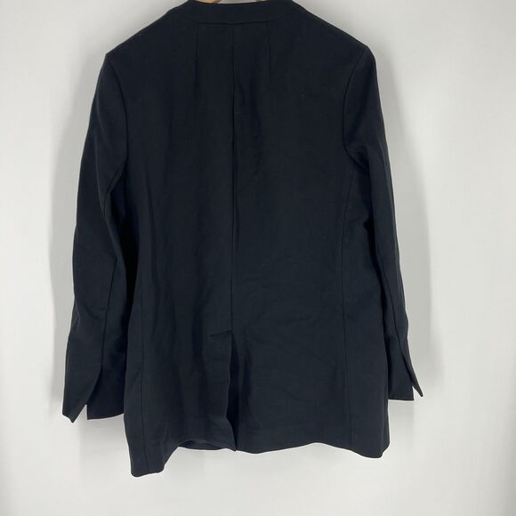 Spanx Blazer Size Large Womens Black Perfect Blazer Single Button Stretch Ponte - Picture 4 of 7
